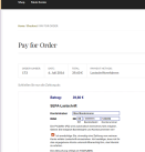 wooCommerce Zahlung SEPA-Lastschrift