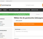 xtCommerce: Zahlungsweise wählen