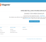 Magento Bestellbestätigung